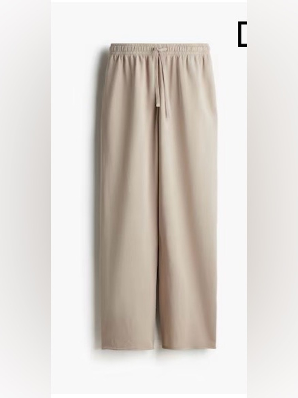 Washed Cotton Drawstring Sweatpants - Picture 1 of 1